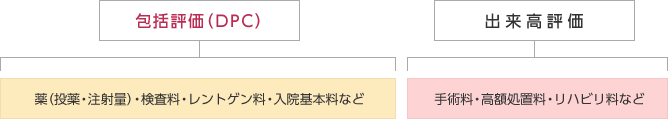 包括評価(DPC)方式の図